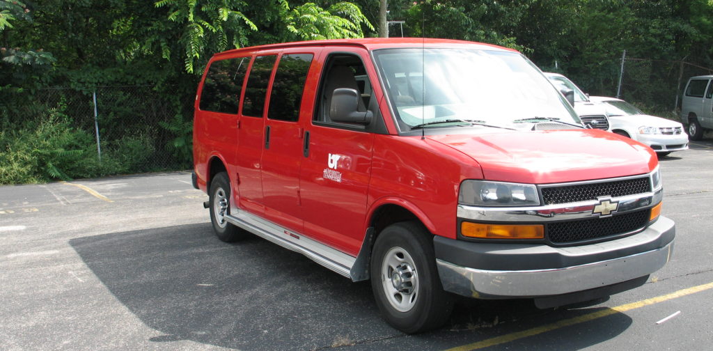 Picture of Red UT Van for auction